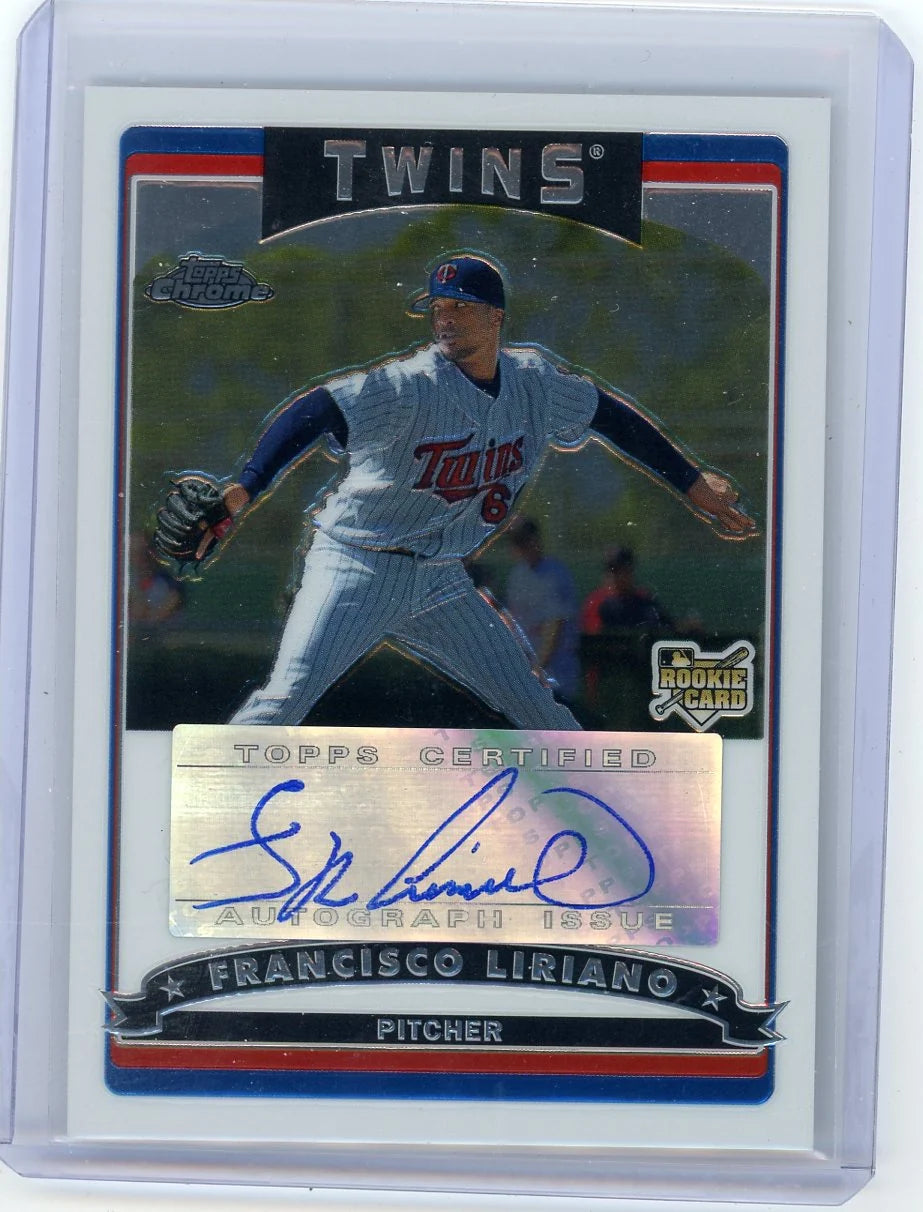Francisco Liriano 2006 Topps Chrome Autograph RC