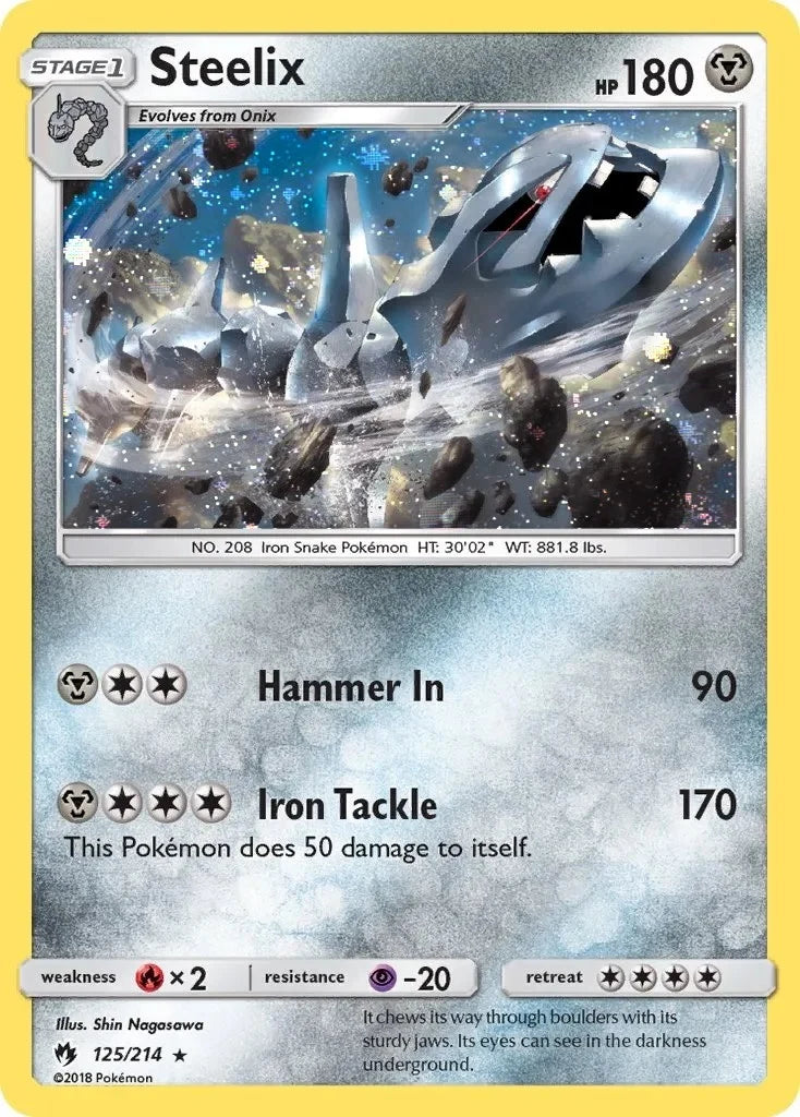 Steelix - 125/214 (Cosmos Holo) (125/214) (Blister Exclusives) (BLE)