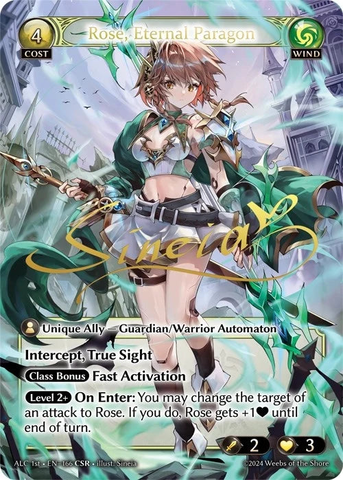 Rose, Eternal Paragon (CSR) (ALC1E) (166) (Alchemical Revolution) (ALC)