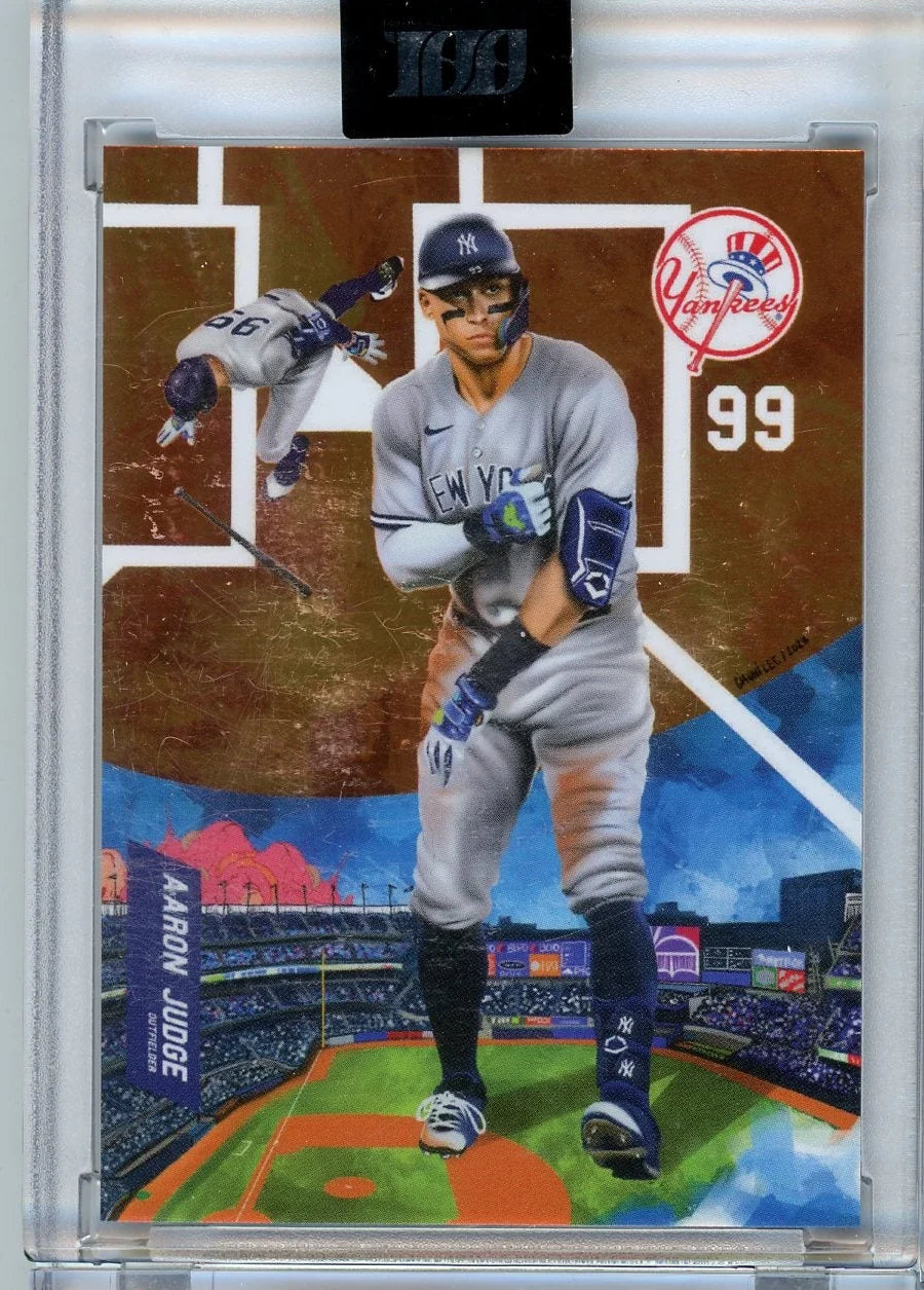 Aaron Judge 2023 Topps 100 Season 4 #86 by Gianni Lee /3999