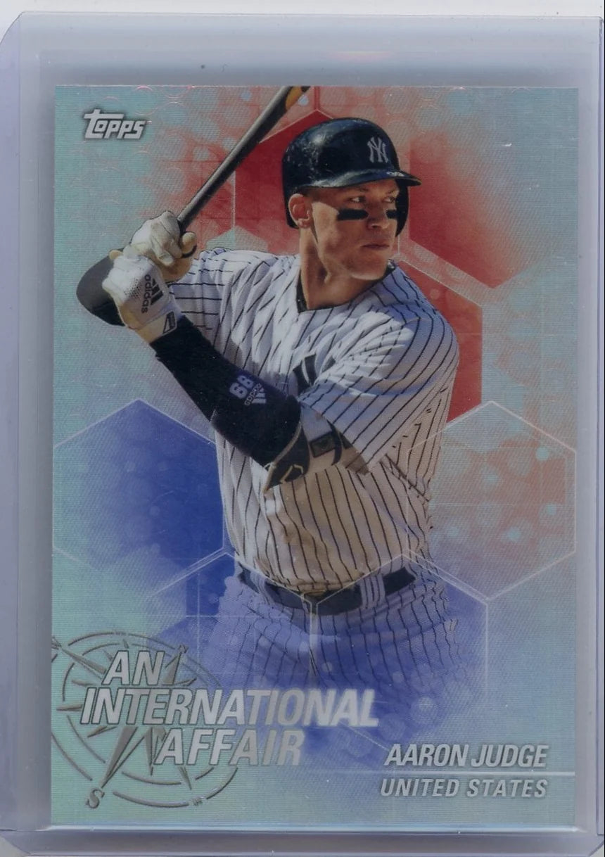 Aaron Judge 2018 Topps Chrome An International Affair refractor