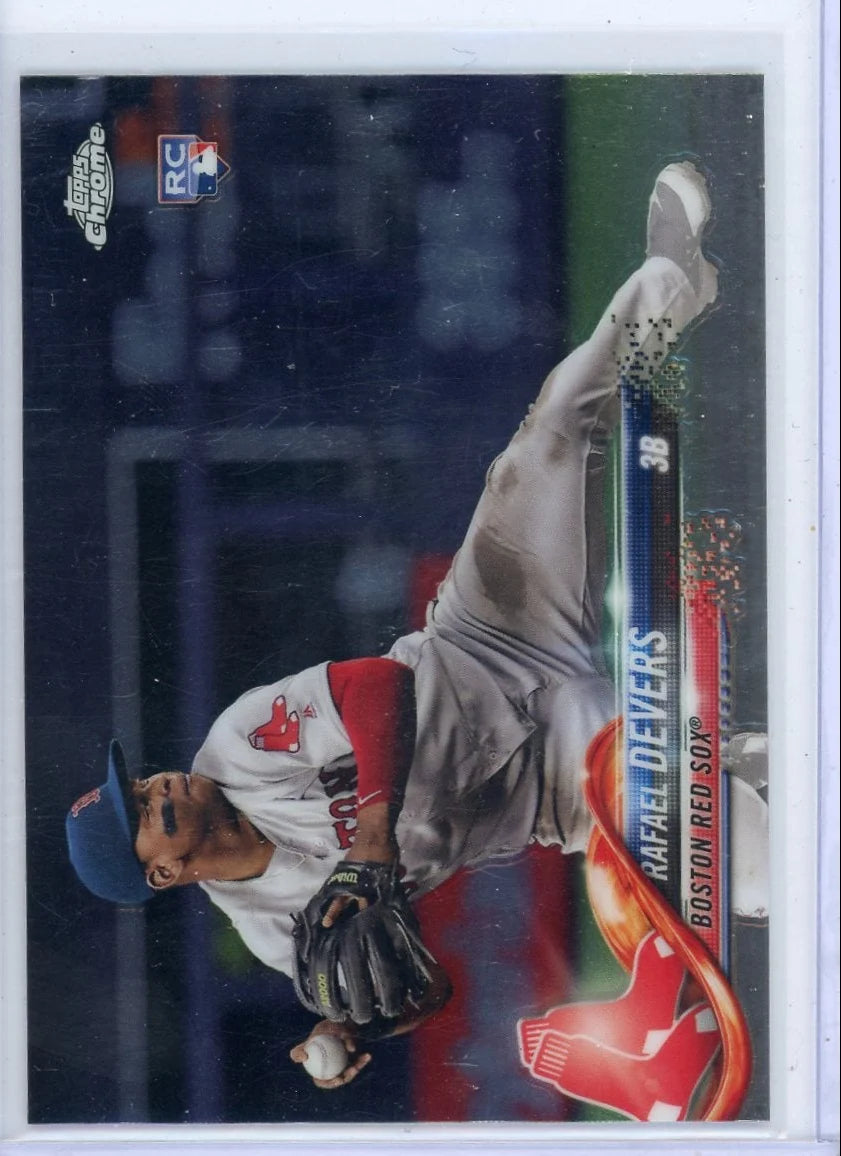 Rafael Devers 2018 Topps Chrome Update rookie card