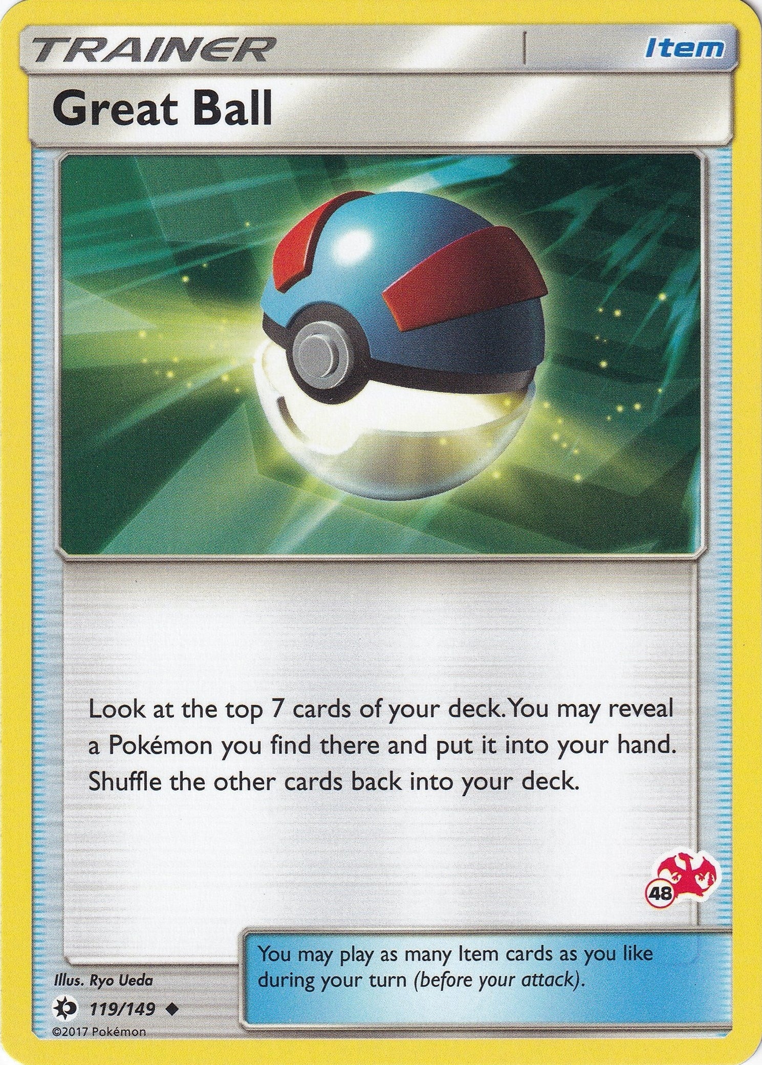 Great Ball - 119/149 (#48 Charizard Stamped) (119/149) (Battle Academy) (BTA)