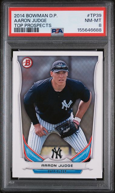 Aaron Judge 2014 Bowman Draft Top Prospects #TP39 PSA 8