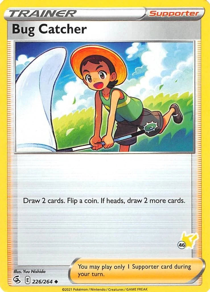 Bug Catcher - 226/264 (#46 Pikachu Stamped) (226/264) (Battle Academy 2022) (BA22)