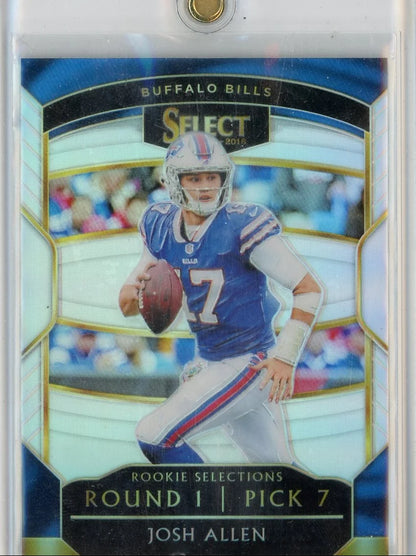 Josh Allen 2018 Select Rookie Selections Silver