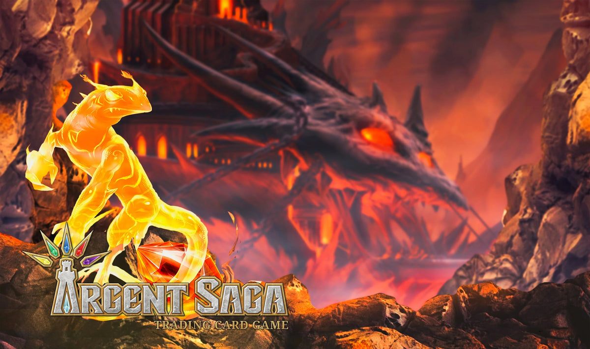 Argent Saga TCG Rubber Playmat - Corona, Spirit of Fire