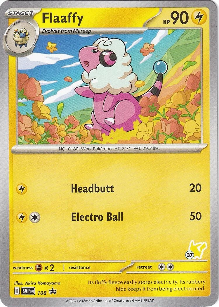 Flaaffy - Pikachu 37 (108) (Battle Academy 2024) (BA24)