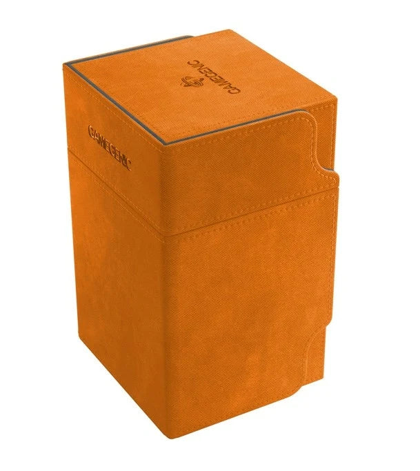 GameGenic Watchtower Convertible Deck Box - Orange (Holds 100+)