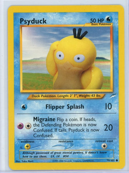 Psyduck 2000 Pokemon Neo Destiny non holo #79/105