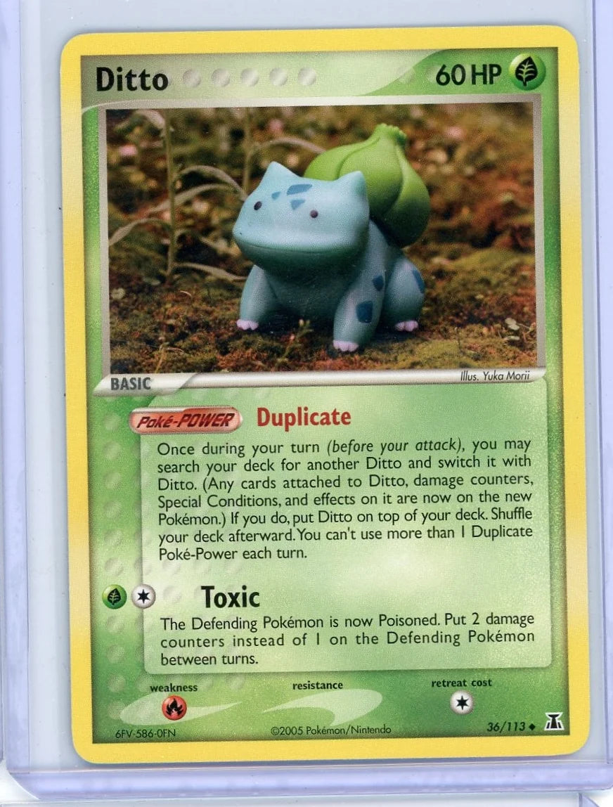 Ditto (Bulbasaur) Pokémon Ex Delta Species Non-Holo #36/113