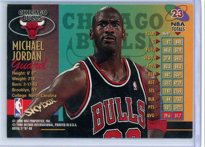 Michael Jordan 1998 Skybox International Metal Universe #23