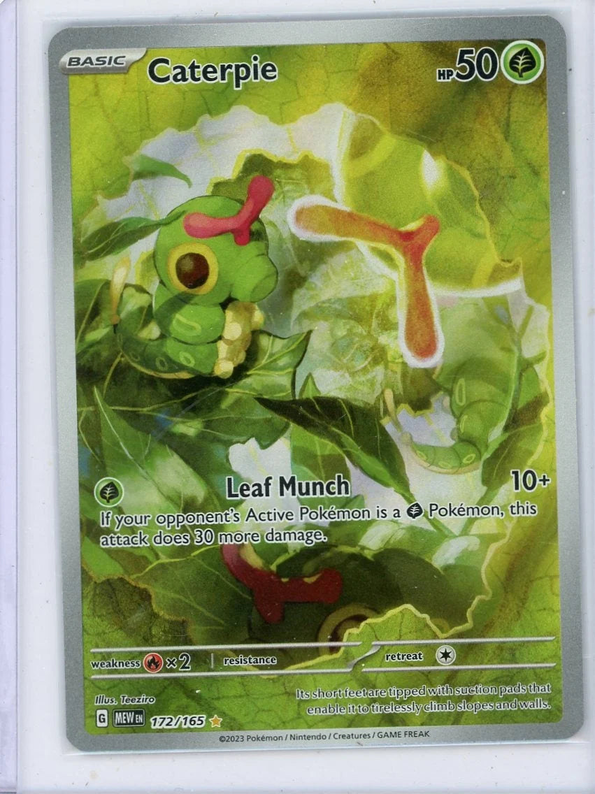 Caterpie Pokémon 151 Illustration Rare #172/165