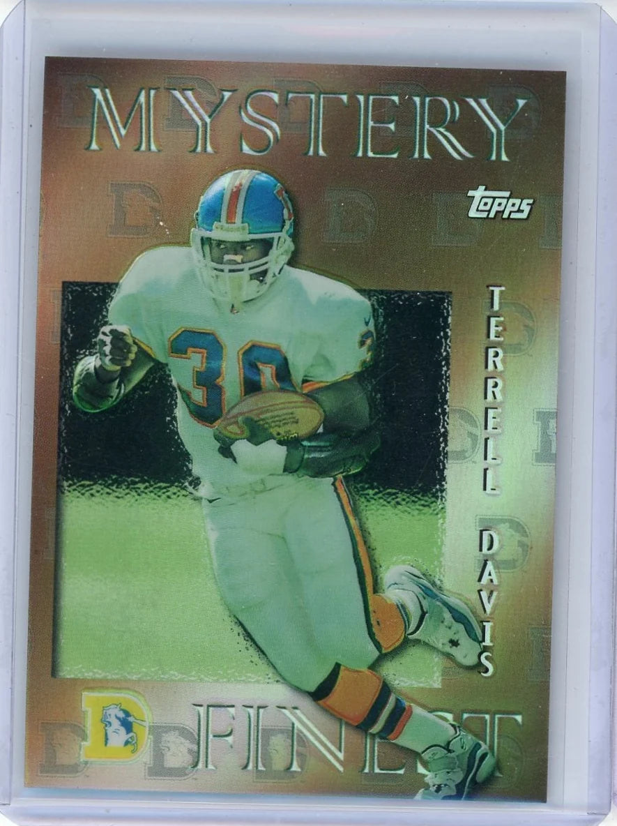 Terrell Davis 1997 Topps Finest Mystery Refractor
