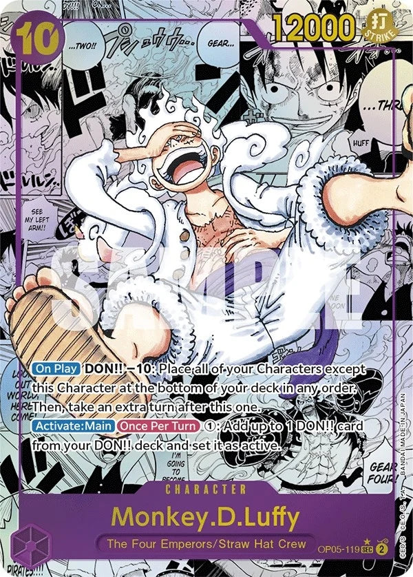 Monkey.D.Luffy (119) (Alternate Art) (Manga) (OP05-119) (Awakening of the New Era) (OP05)