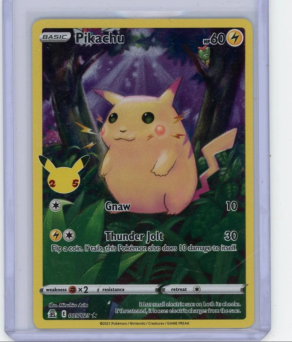 Pikachu Pokémon Celebrations Full-Art #005/025