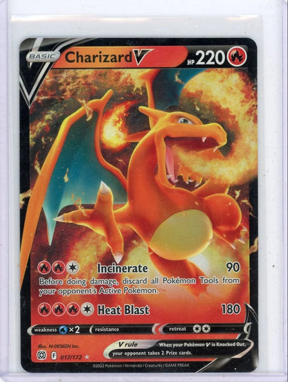 Charizard V 2022 Pokémon rare holo 017/172