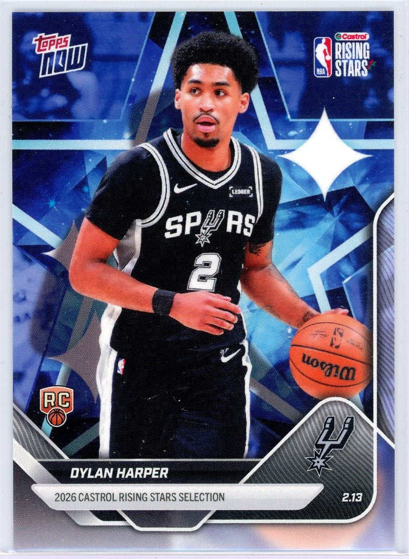 Dylan Harper 2026 Topps NOW Rising Stars rookie card #RS7