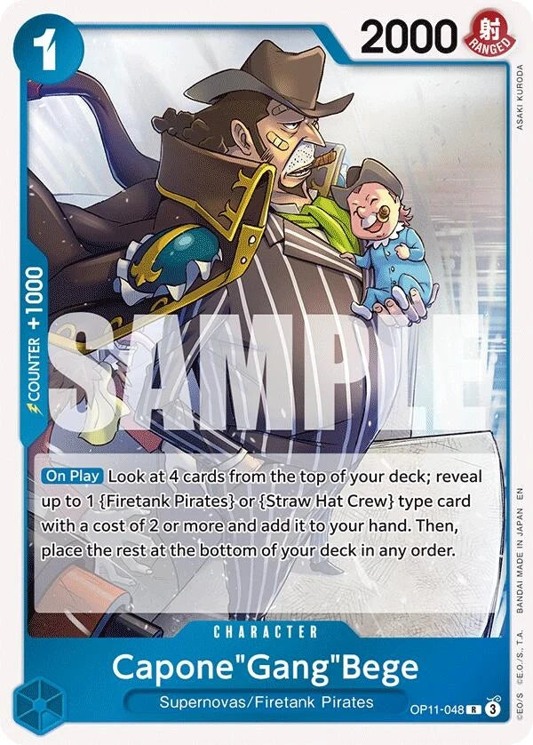Capone"Gang"Bege (048) (OP11-048) (A Fist of Divine Speed) (OP11)
