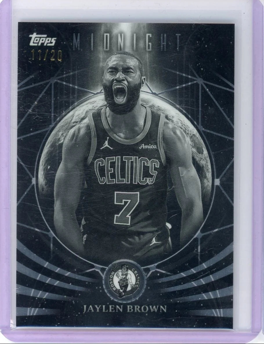 Jaylen Brown 2025-26 Topps Midnight Moonfall #'d 11/20
