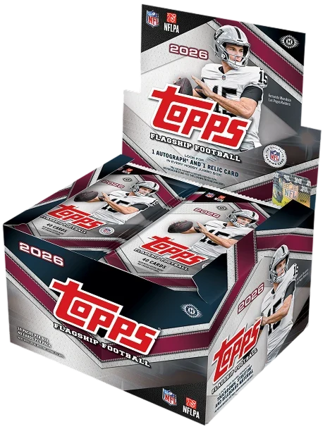 2026 Topps Flagship Football Jumbo 6-Box Case