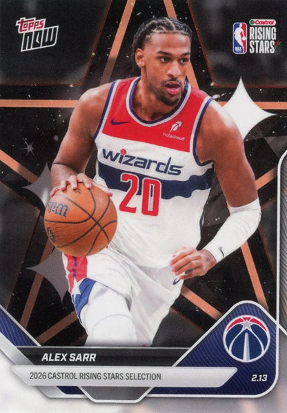 Alex Sarr 2026 Topps NOW Rising Stars #RS2
