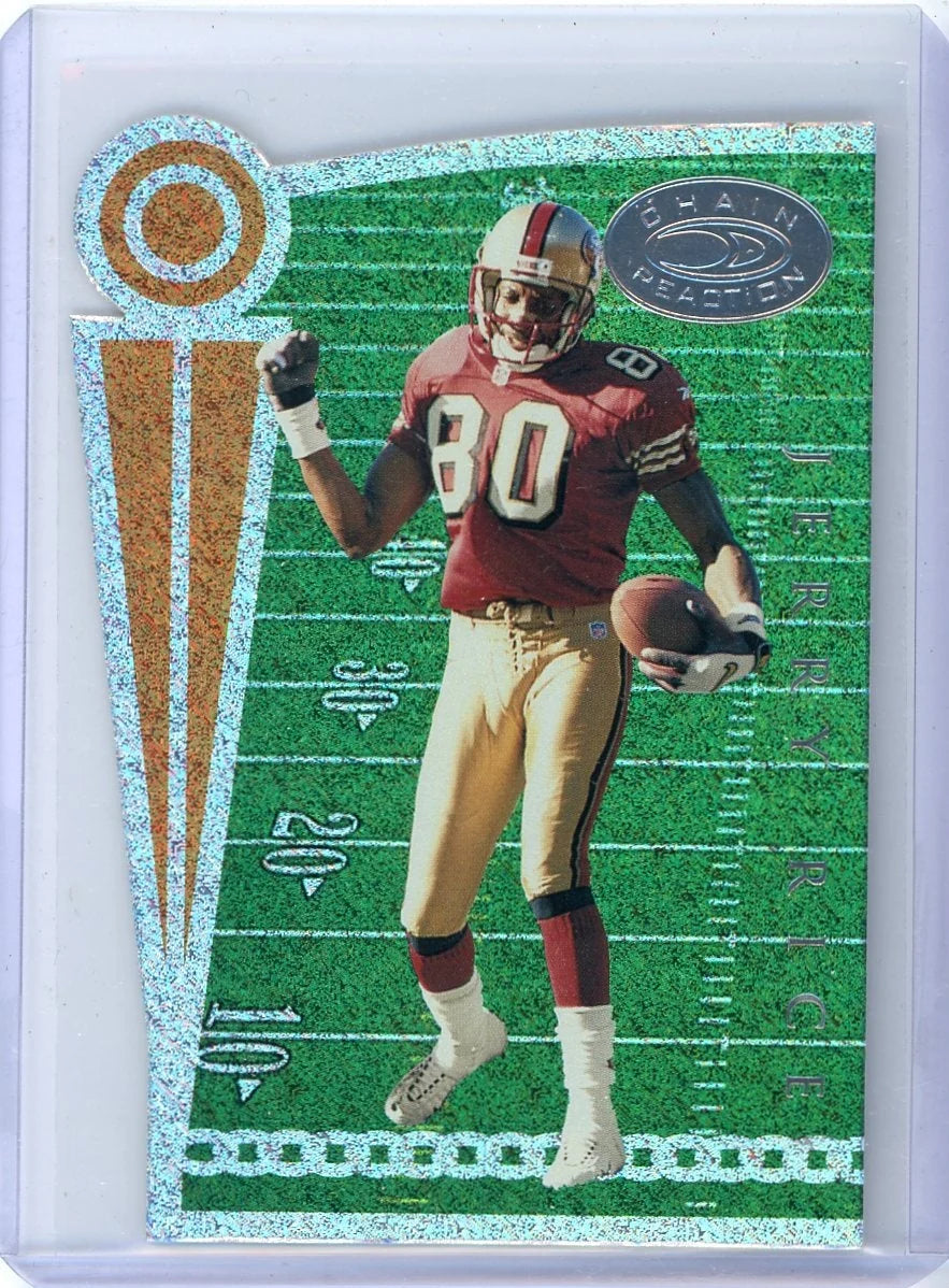 Jerry Rice 1999 Donruss Chain Reaction #'d 2018/5000