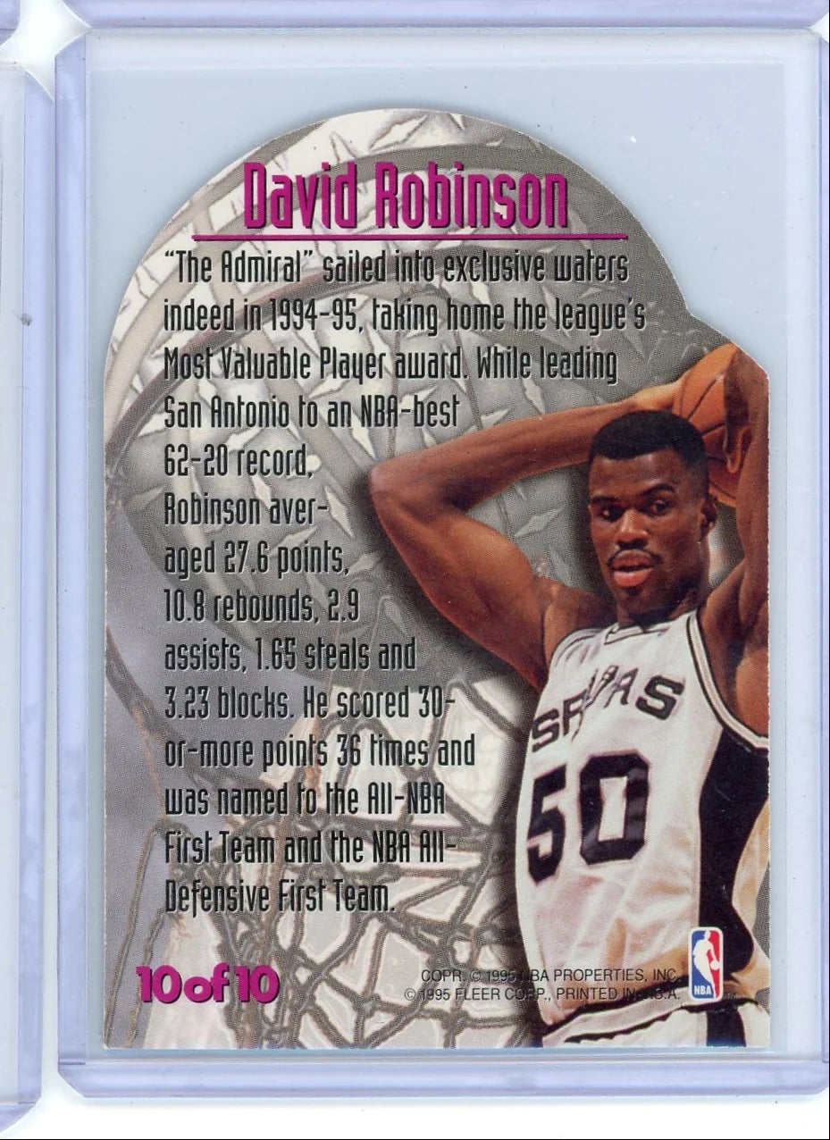 David Robinson 1995 Fleer Metal Maximum Metal Die-Cut