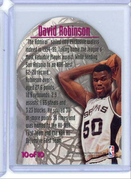 David Robinson 1995 Fleer Metal Maximum Metal Die-Cut