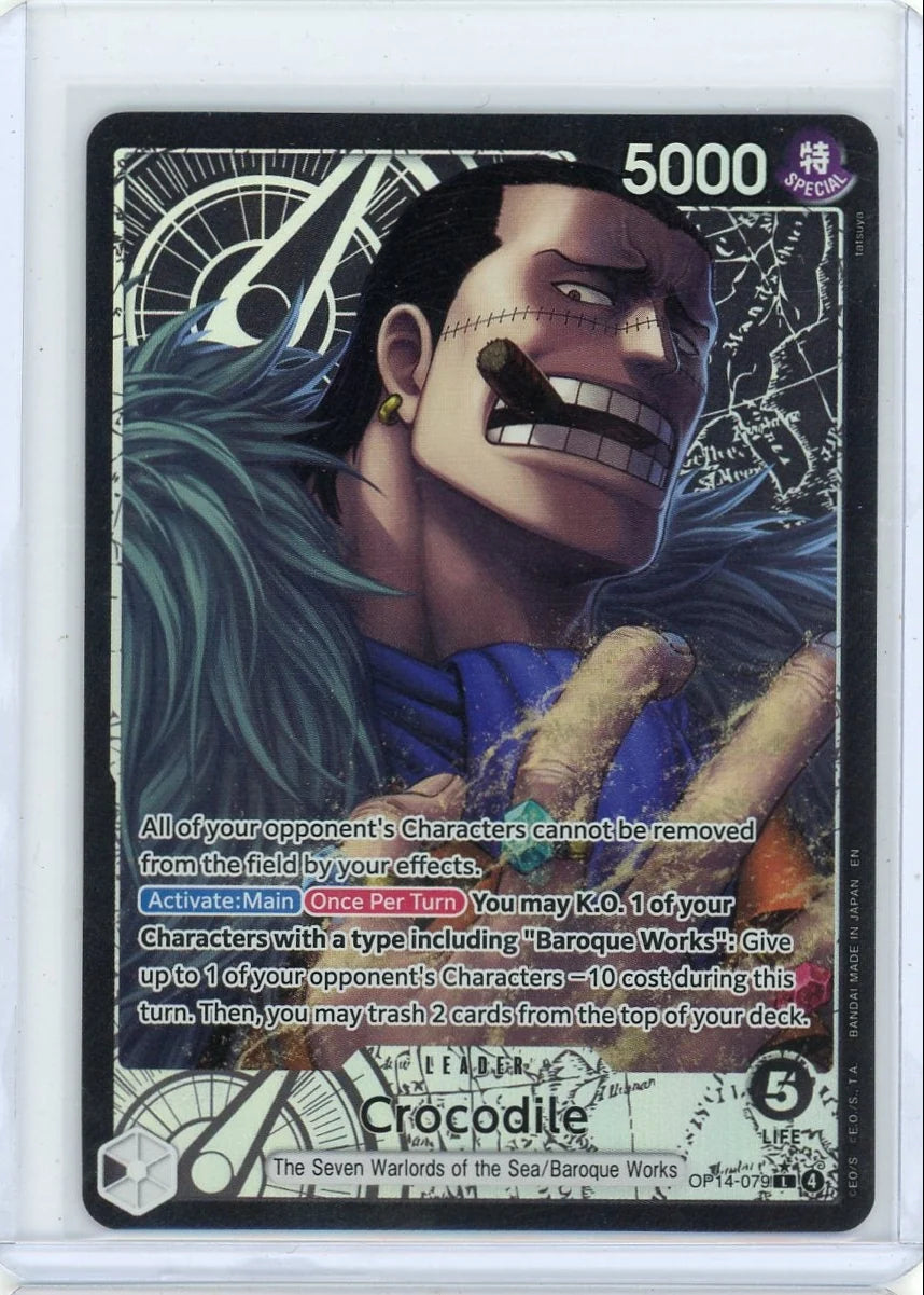 Crocodile One Piece OP14-079 Alt Leader