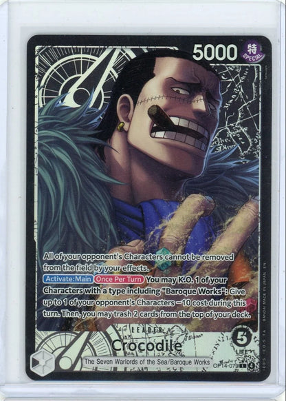 Crocodile One Piece OP14-079 Alt Leader