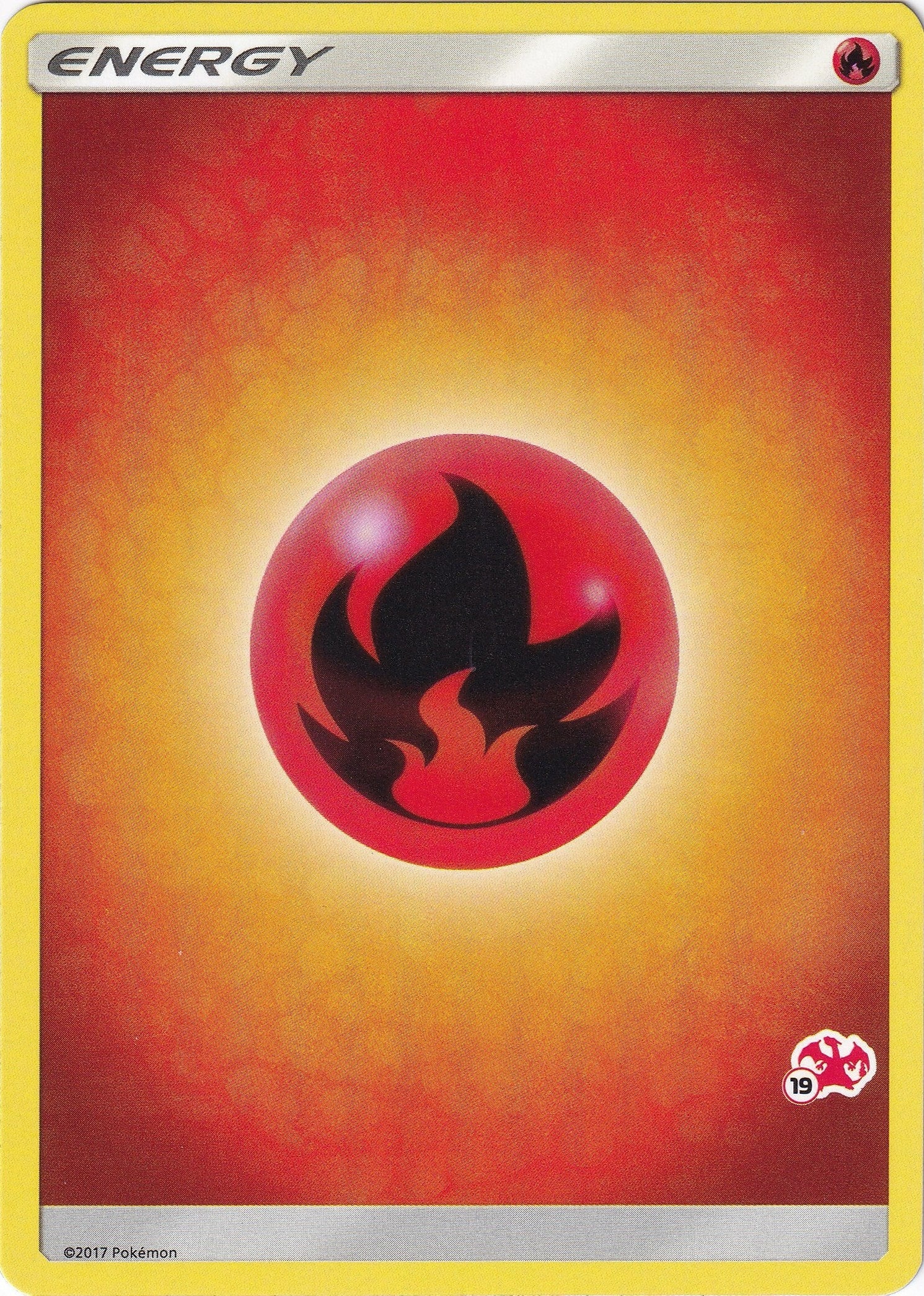 Fire Energy (#19 Charizard Stamped) (Battle Academy) (BTA)