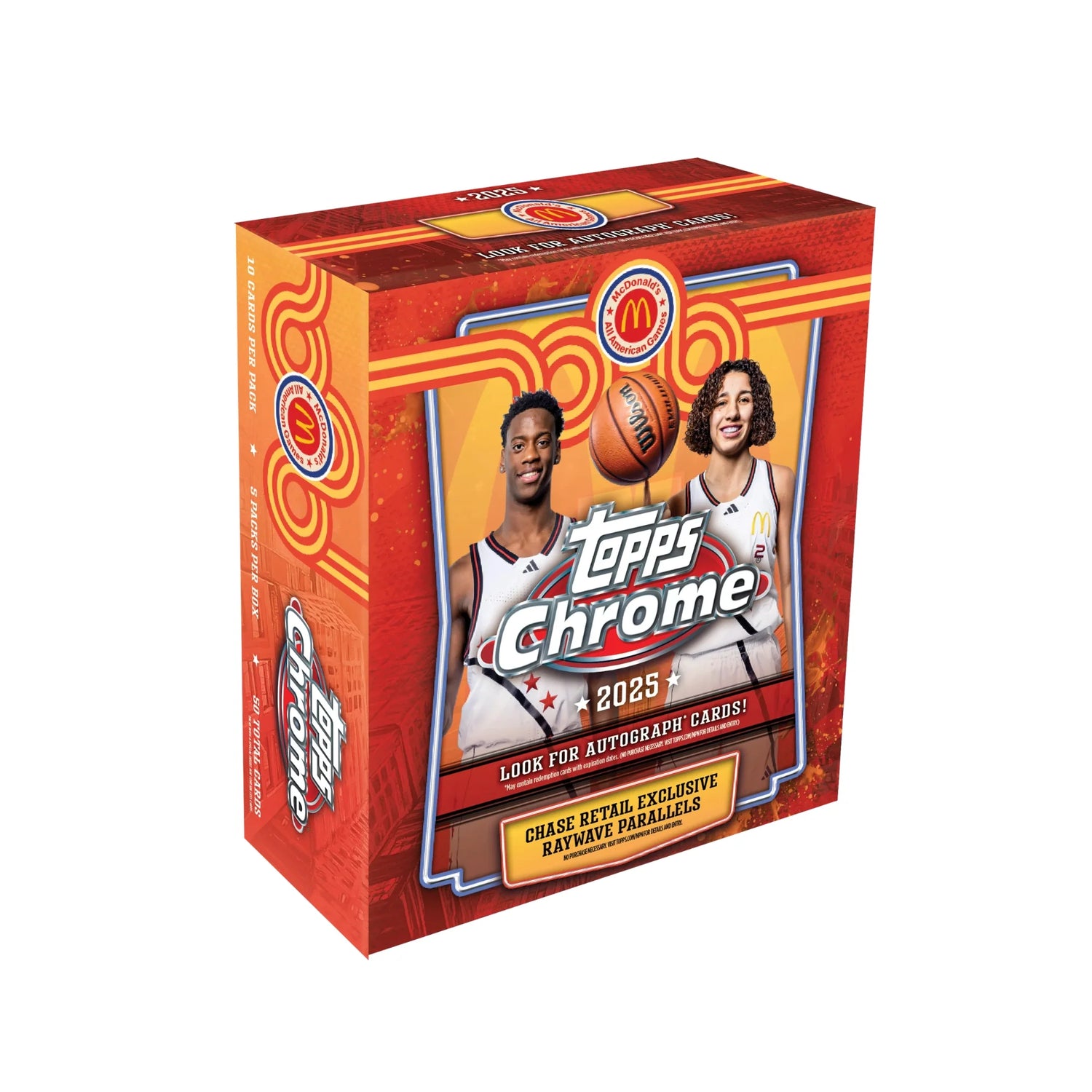 2025 Topps Chrome McDonalds All American Mega Box