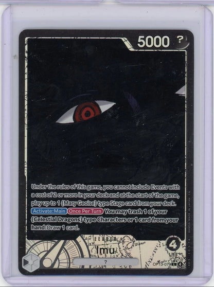 Imu One Piece Carrying On His Will Alternate Art OP13-079
