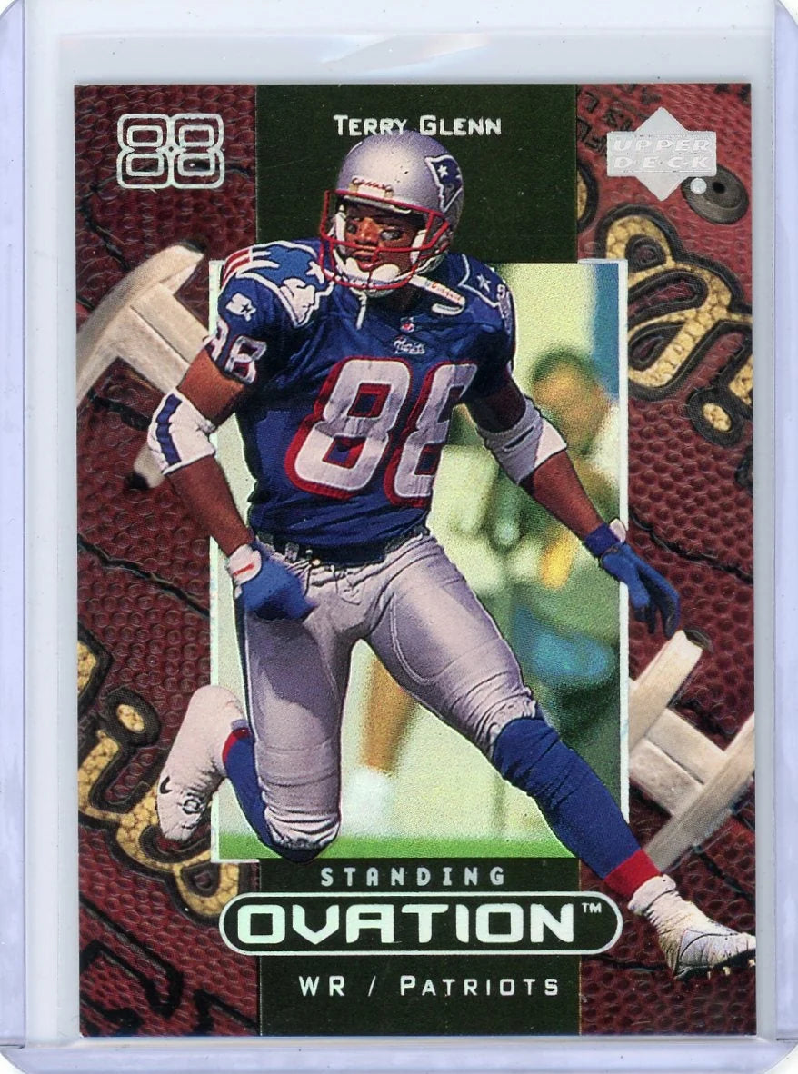 Terry Glenn 1999 Upper Deck Standing Ovation #'d 16/50