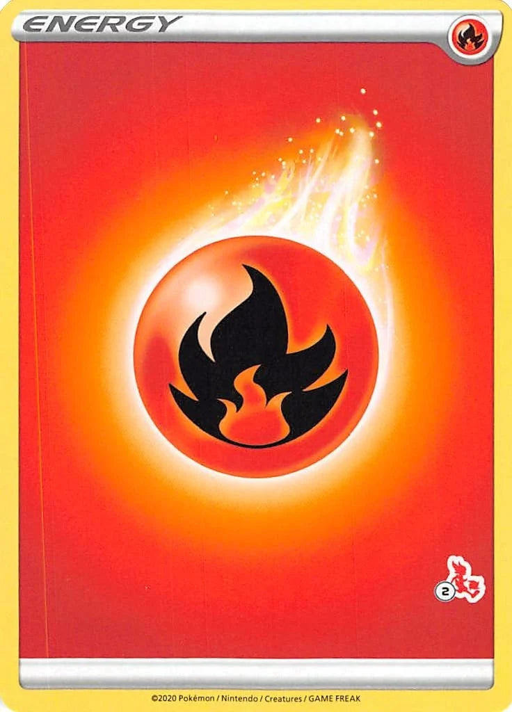 Fire Energy (#2 Cinderace Stamped) (Battle Academy 2022) (BA22)