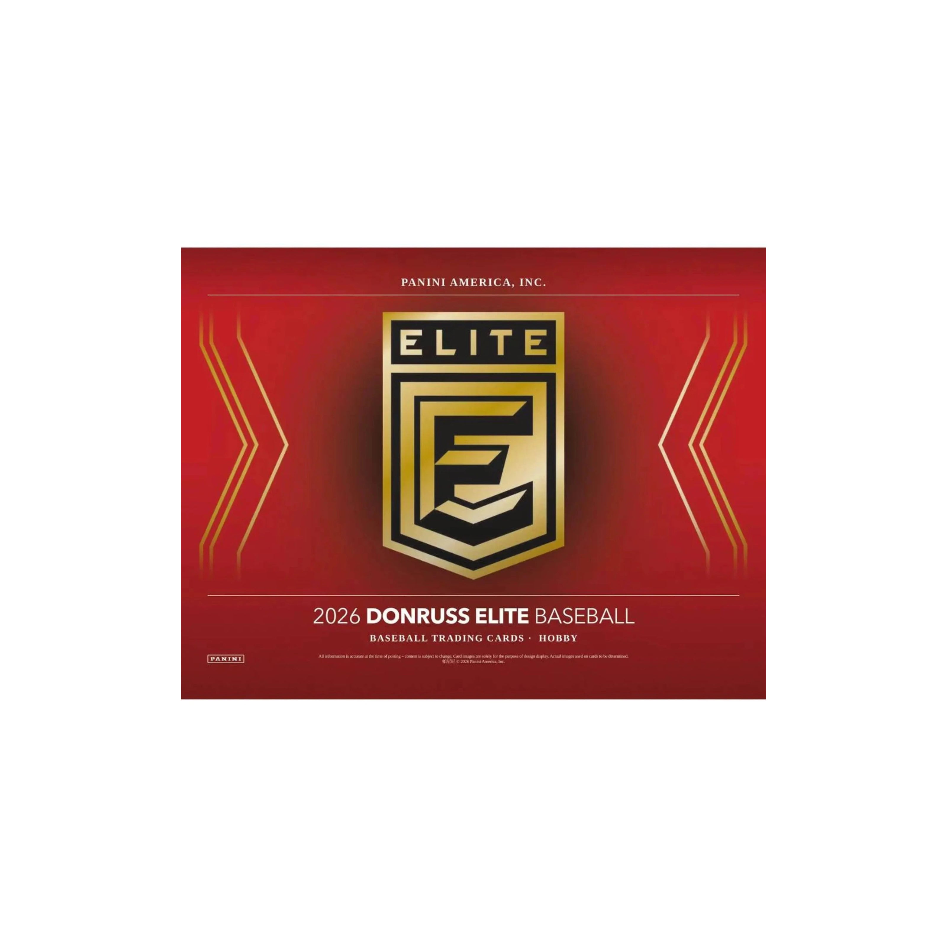 2026 Panini Donruss Elite Baseball Hobby Box