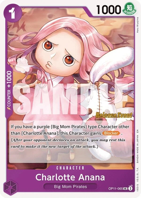 Charlotte Anana (OP11-065) (A Fist of Divine Speed Release Event Cards) (OP11 RE)
