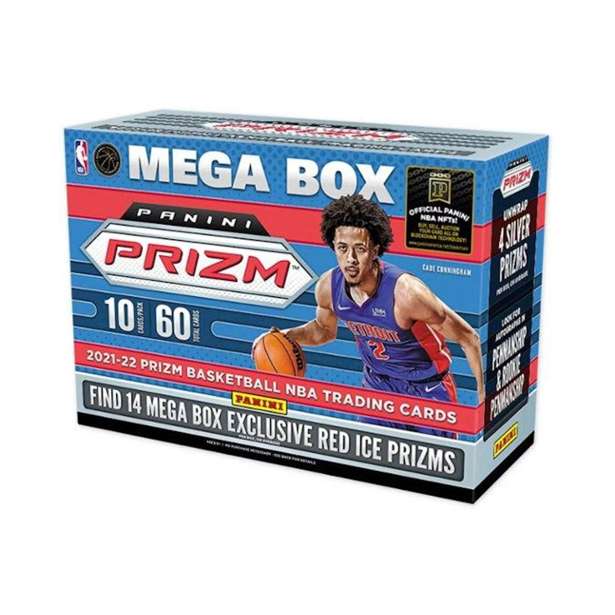 2021-22 Panini Prizm Basketball Mega Box (Red Ice)
