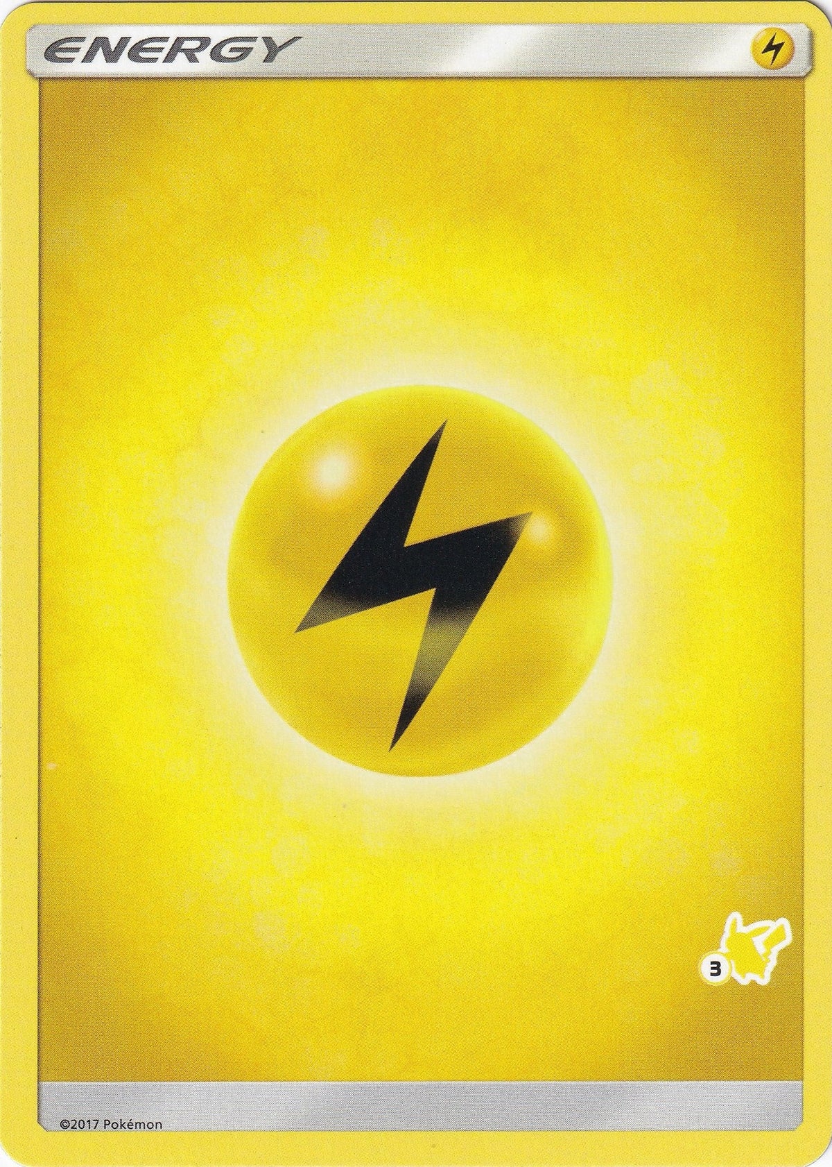 Lightning Energy (#3 Pikachu Stamped) (Battle Academy) (BTA)