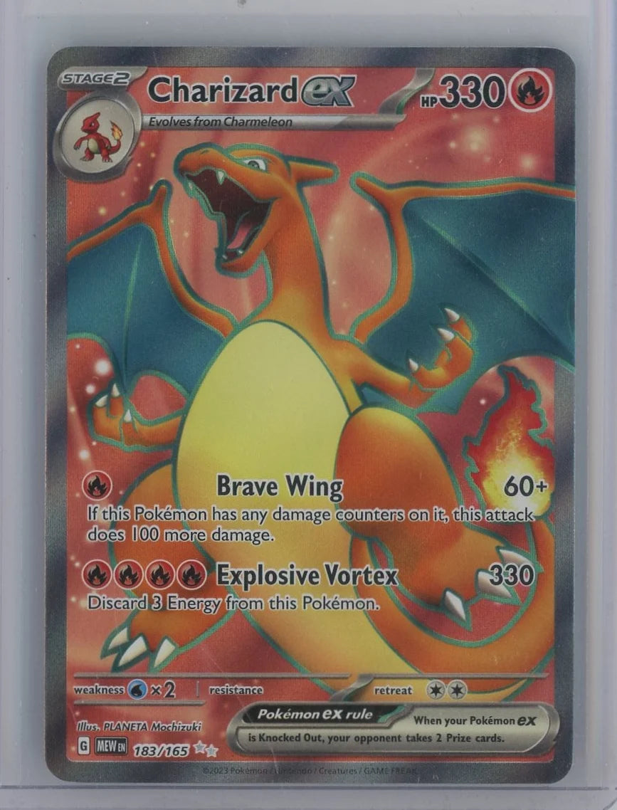 Charizard ex Pokemon 151 Full Art #183/165