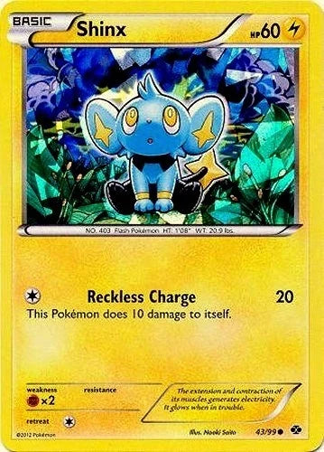 Shinx - 43/99 (Cracked Ice Holo) (043/099) (Blister Exclusives) (BLE)
