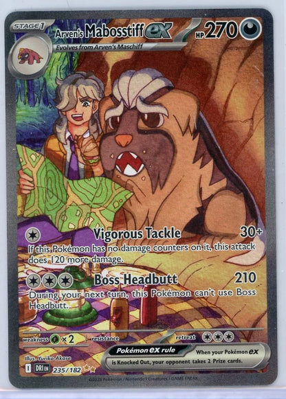 Arvens's Mabosstiff EX Pokémon Destined Rivals SIR #235/182