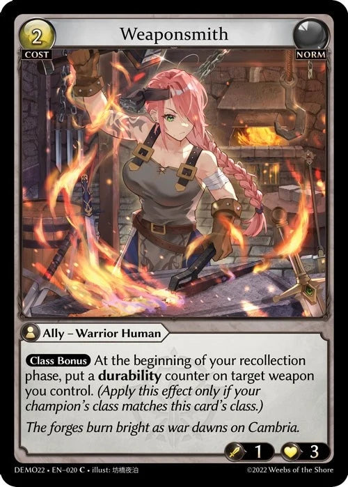 Weaponsmith (020) (2022 Demo Deck) (DEMO22)
