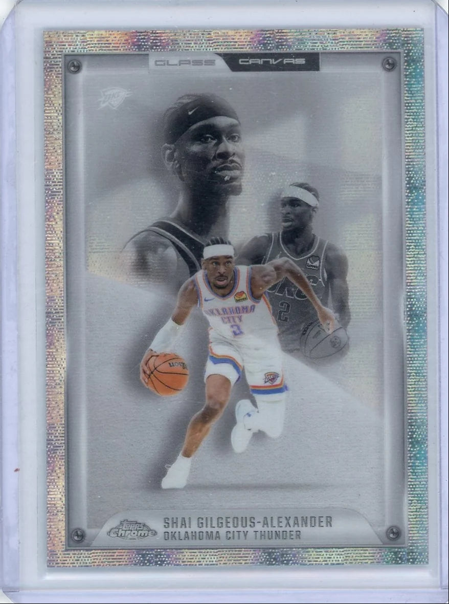 Shai Gilgeous-Alexander 2025-26 Topps Chrome Glass Canvas #GC-4
