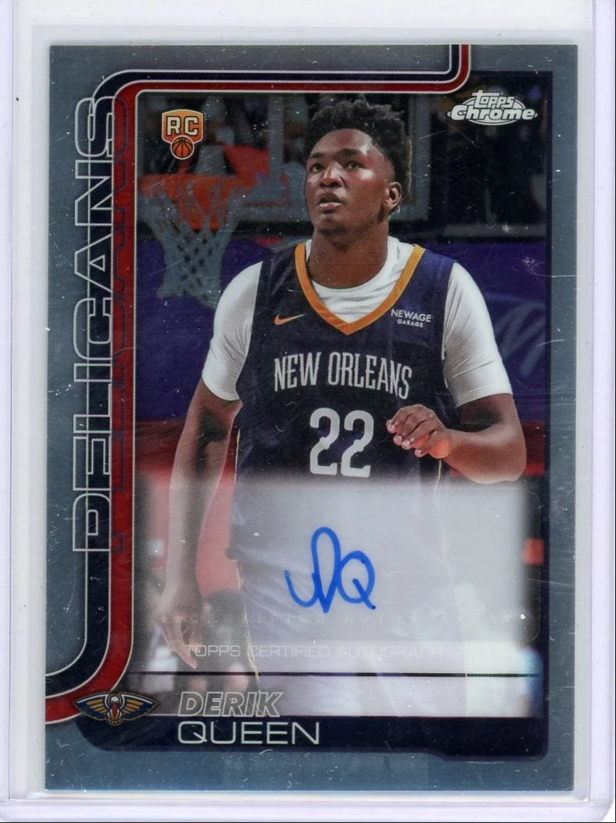 Derik Queen 2025 Topps Chrome Auto RC