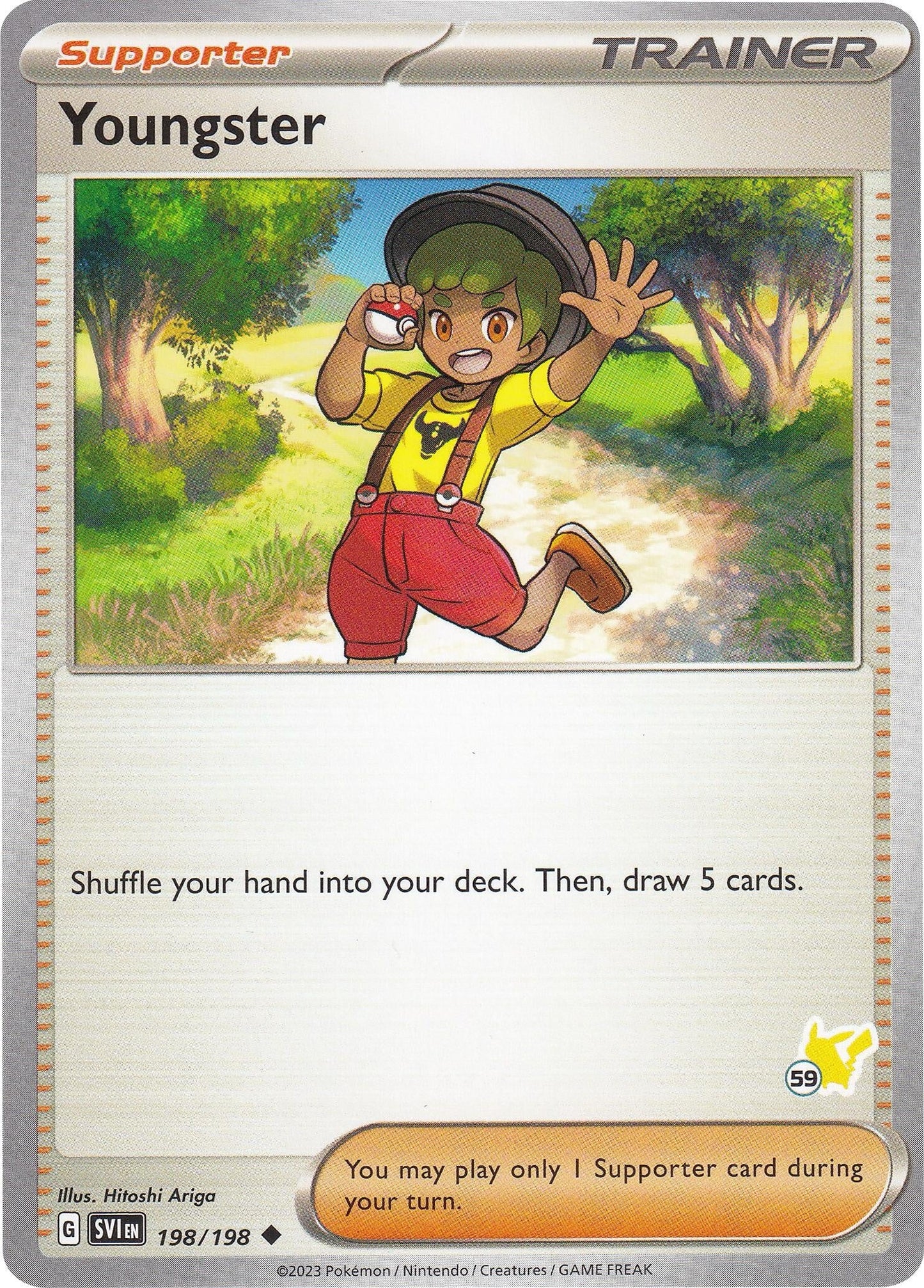 Youngster - Pikachu 59 (198/198) (Battle Academy 2024) (BA24)