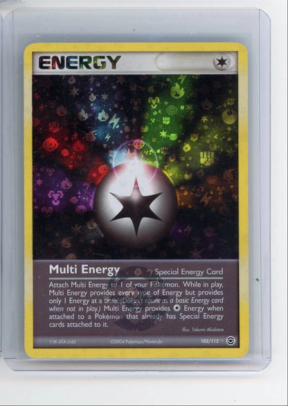 Multi Energy Pokemon FireRed, LeafGreen reverse holo #103/112