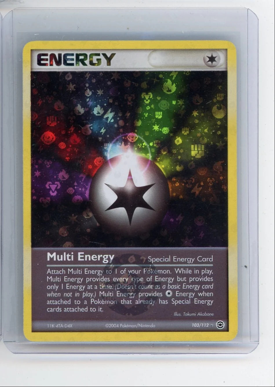 Multi Energy Pokemon FireRed, LeafGreen reverse holo #103/112