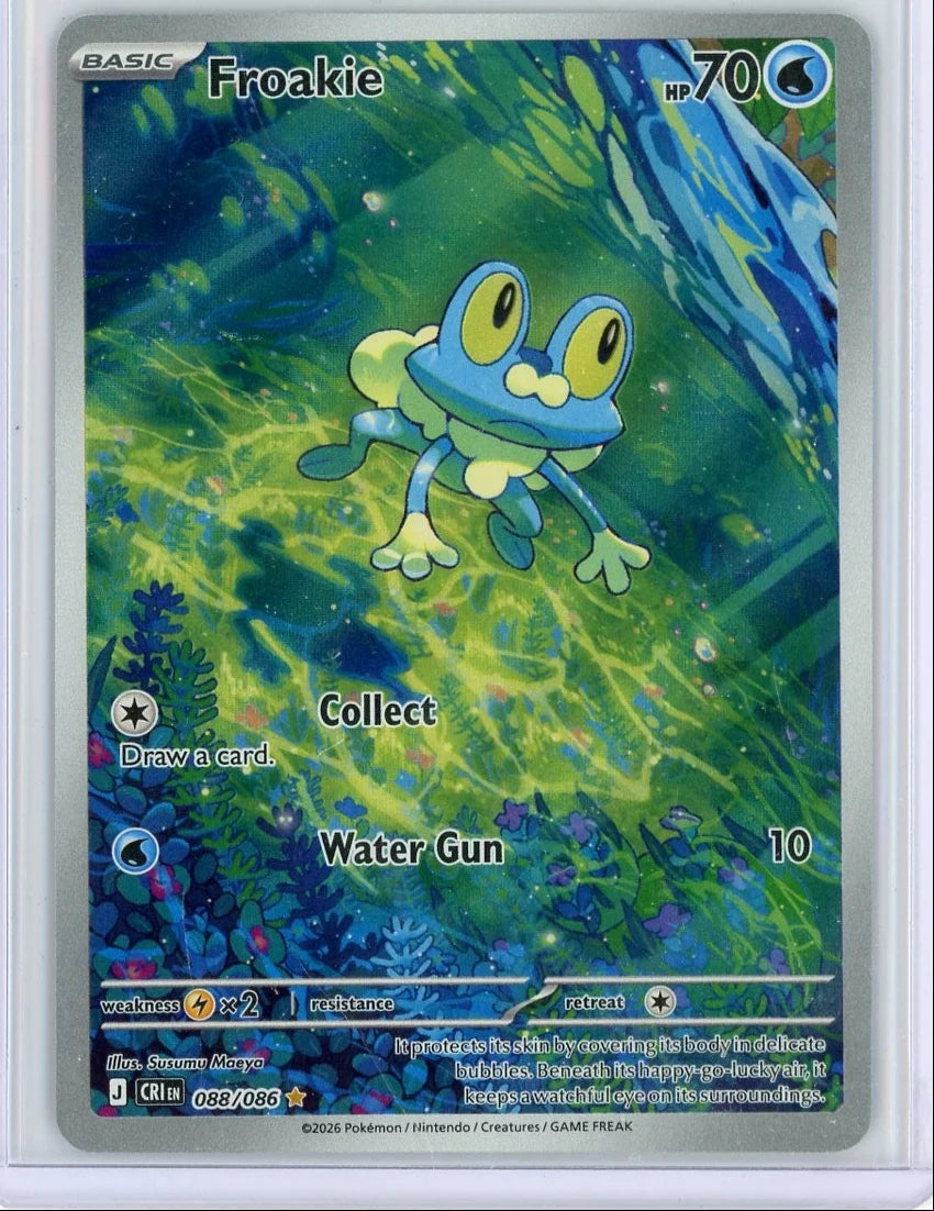 Froakie Pokémon Chaos Rising Illustration Rare #088/086